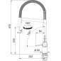 Franke Active - Mitigeur d'évier FN 3407.031, avec bras flexible, chrome 115.0653.407 Franke Active - Mitigeur d'évier FN 3407.031, avec bras flexible, chrome 115.0653.407