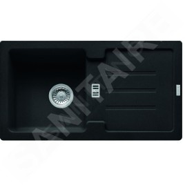 Franke Strata - Évier en fragranit STG 614-78, 780x435 mm, noir mat 114.0661.517