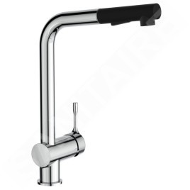 Ideal Standard Ceralook - Mitigeur d'évier avec douchette extractible, BlueStart, chrome BC178AA