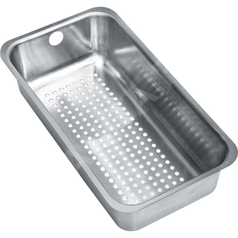 Franke Accessoires - Panier égouttoir 160x300x70 mm, inox 112.0250.014 Franke Accessoires - Panier égouttoir 160x300x70 mm, inox 112.0250.014