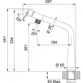 Franke Icon - Mitigeur d'évier FG 5185.901, noir mat 115.0625.187