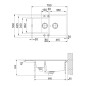 Franke Maris - Évier en Fragranite MRG 651-78, 780x500 mm, noir mat 114.0637.579 Franke Maris - Évier en Fragranite MRG 651-78, 780x500 mm, noir mat 114.0637.579