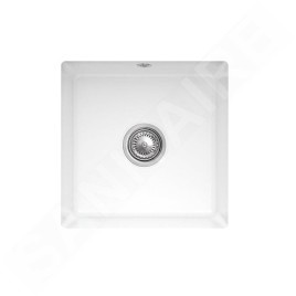 Villeroy & Boch Subway 50 - Évier en céramique 44x44 cm, CeramicPlus, Stone White 332501RW