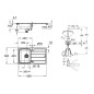 Grohe Éviers - Ensemble évier K500 et mitigeur Minta, inox brossé / chrome 31573SD1
