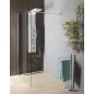 Aqualine Walk-In - Paroi de douche 1000x1900 mm, verre clair WI101