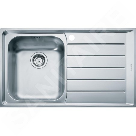 Franke Neptun - Évier en inox NEX 611/2, 860x510 mm 101.0120.271