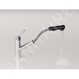Ideal Standard Ceralook - Robinetterie d’évier avec douchette extractible, BlueStart, chrome BC297AA