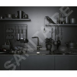 Franke Atlas Neo - Mitigeur évier électronique FC 5489.502, noir 115.0625.525