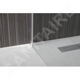 Aqualine Walk-In - Paroi de douche 1000x1900 mm, verre clair WI101