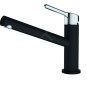 Franke Orbit - Mitigeur d'évier FC 3054.901, chrome / noir mat 115.0659.964