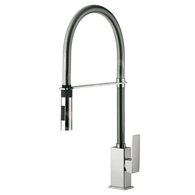 Paffoni Elle - Mitigeur d’évier avec douchette extractible, chrome EL179CR
