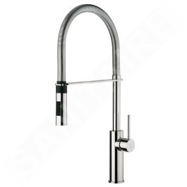 Paffoni Light - Mitigeur d’évier avec bec flexible, chrome LIG179CR