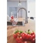 Grohe Zedra - Robinet d'évier, eau froide avec fonction filtrante, supersteel 30026DC2 Grohe Zedra - Robinet d'évier, eau froide avec fonction filtrante, supersteel 30026DC2