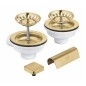 Grohe Accessoires - Kit de vidage pour évier double, Cool Sunrise brossé 40999GN0