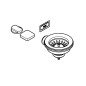 Grohe Garnitures de vidage - Kit de vidage d'évier, Warm Sunset brossé 40996DL0