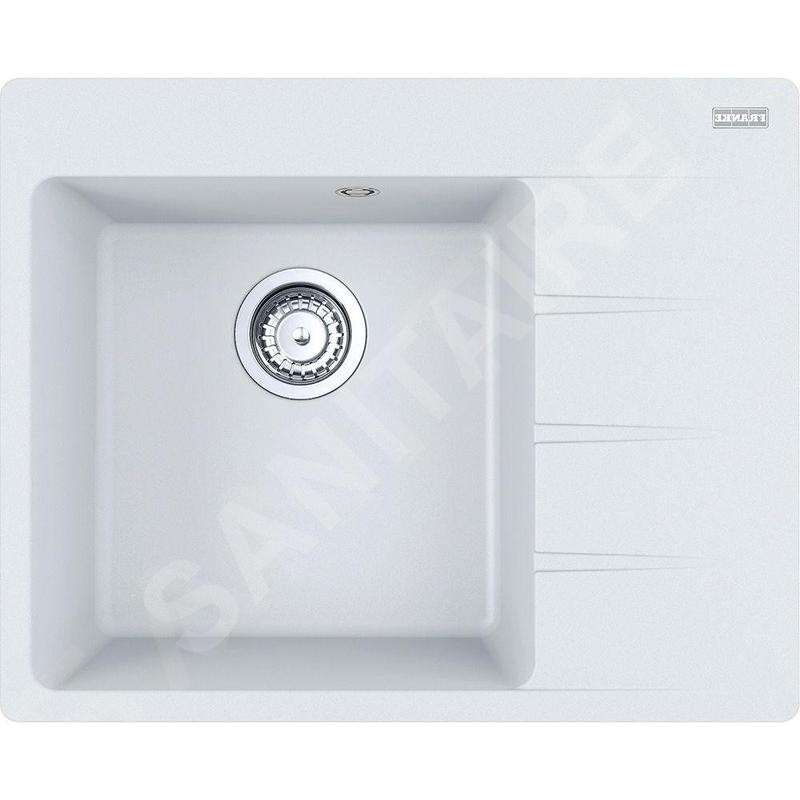 Franke Centro - Évier en Fragranite CNG 611-62 TL/2, 62x50 cm, blanc-glace 114.0637.494 Franke Centro - Évier en Fragranite CNG 611-62 TL/2, 62x50 cm, blanc-glace 114.0637.494