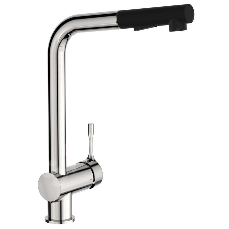 Ideal Standard Ceralook - Robinetterie d’évier avec douchette extractible, acier allié BC178GN