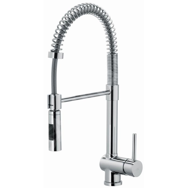 Paffoni Stick - Mitigeur d’évier avec douchette extractible, chrome SK179CR
