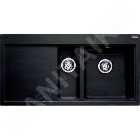 Franke Mythos - Évier en fragranit MTG 651-100/7, 1000x515 mm, onyx 114.0250.538