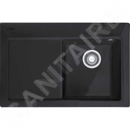 Franke Mythos - Évier en céramique MTK 611-78/7, 780x510 mm, Onyx 124.0433.433