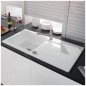 Villeroy & Boch Architectura - Évier en céramique 1000x510 mm avec vidage, CeramicPlus, blanc alpin 336002R1