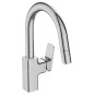 Ideal Standard CeraPlan - Mitigeur d'évier avec bec extractible, chrome BD337AA