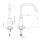 Jika Pure - Mitigeur d’évier, chrome H3514210042601