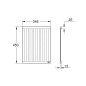 Grohe Accessoires - Grille d'égouttage 45x35 cm, Hard Graphite brossé 40856AL0