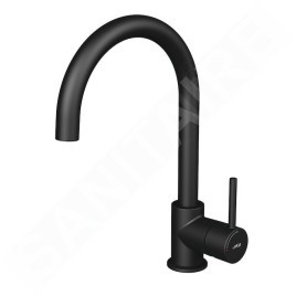Jika Mio Style - Mitigeur d'évier, Cold Start, noir mat H3512F17162601