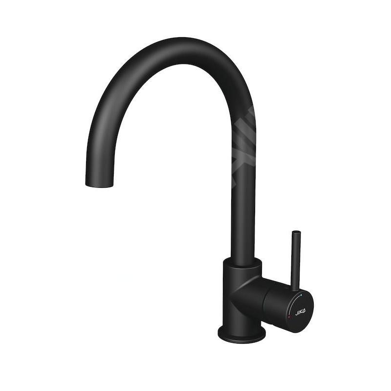 Jika Mio Style - Mitigeur d'évier, Cold Start, noir mat H3512F17162601