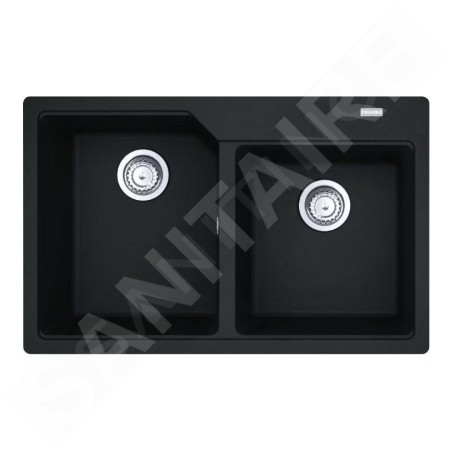Franke Urban - Évier en fragranit UBG 611-78, 780x500 mm, onyx 114.0700.118