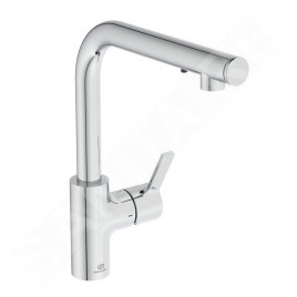 Ideal Standard Gusto - Mitigeur d'évier avec distributeur de savon, chrome A7817AA
