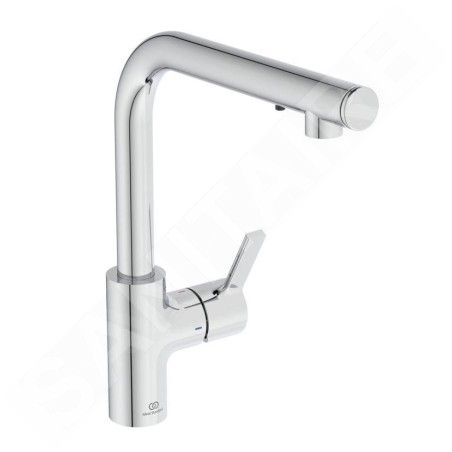 Ideal Standard Gusto - Mitigeur d'évier avec distributeur de savon, chrome A7817AA