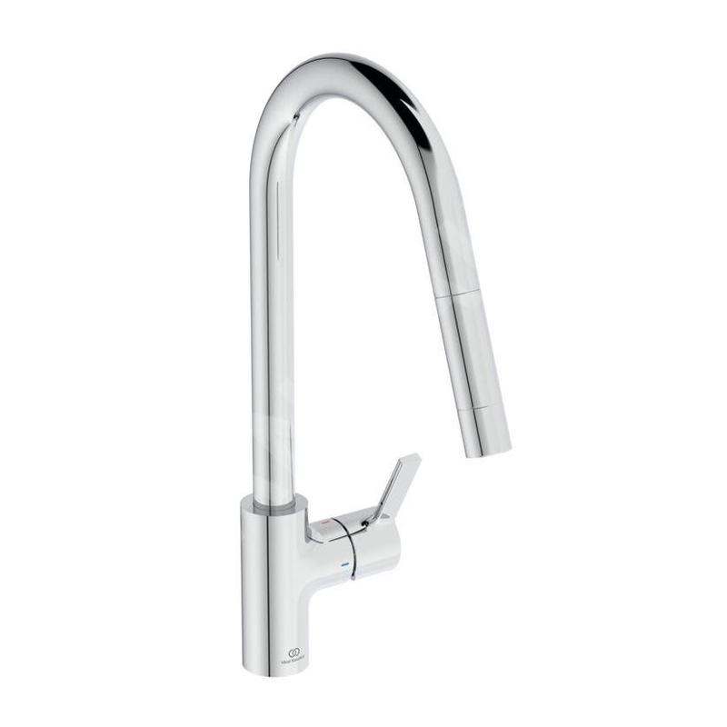 Ideal Standard Gusto - Mitigeur d’évier avec bec extractible, chrome BD414AA