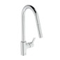 Ideal Standard Gusto - Mitigeur d'évier avec douchette extractible, chrome BD416AA