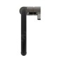 Ideal Standard Gusto - Mitigeur d'évier avec bras flexible et douchette, gris magnétique/noir BD417A5
