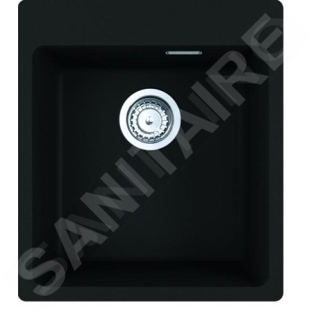 Franke Maris - Évier en fragranit MRG 610-39 FTL, 44x50 cm, noir mat 114.0661.448