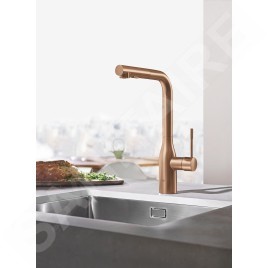 Grohe Essence - Mitigeur d’évier, Warm Sunset brossé 30270DL0