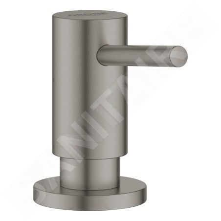 Grohe Cosmopolitan - Distributeur de savon, 500 ml, Hard Graphite brossé 40535AL0