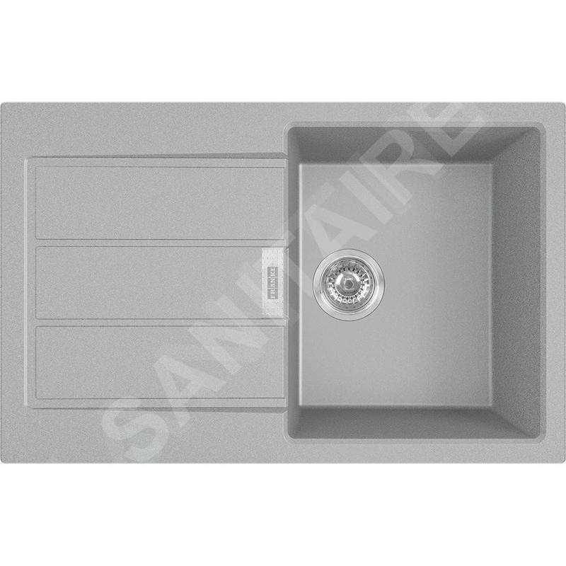Franke Sirius 2.0 - Évier en Tectonique S2D 611-78, 780x500 mm, gris 143.0613.585 Franke Sirius 2.0 - Évier en Tectonique S2D 611-78, 780x500 mm, gris 143.0613.585