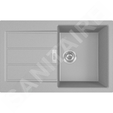 Franke Sirius 2.0 - Évier en Tectonique S2D 611-78, 780x500 mm, gris 143.0613.585