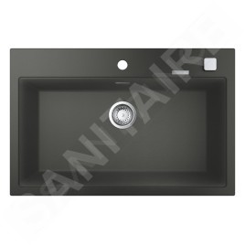 Grohe Éviers - Évier composite K700 avec garniture de vidage automatique, 780x510 mm, grise granite 31652AT0