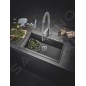 Grohe Éviers - Évier composite K700 avec garniture de vidage automatique, 780x510 mm, grise granite 31652AT0