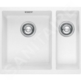 Franke Sirius - Évier en tectonite SID 160, 560x440 mm, blanc 125.0363.803