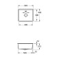 Villeroy & Boch Subway 60 - Évier en céramique 55x44 cm, CeramicPlus, Stone White 331001RW