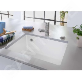 Villeroy & Boch Subway - Évier en céramique 545x440 mm avec vidage, CeramicPlus, blanc alpin 331001R1