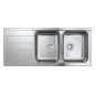 Grohe Éviers - Évier K500 avec garniture de vidage automatique, 1160x500 mm, inox brossé 31588SD1