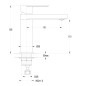 Aqualine Daphne - Mitigeur de lavabo, chrome DH201