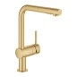 Grohe Minta - Mitigeur d'évier avec douchette extractible, Cool Sunrise brossé 30274GN0
