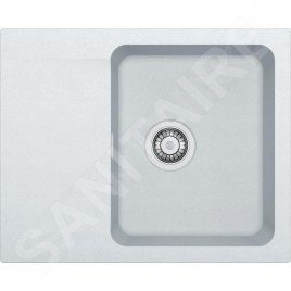 Franke Orion - Évier en tectonite OID 611-62, 620x500mm, blanc 114.0288.566